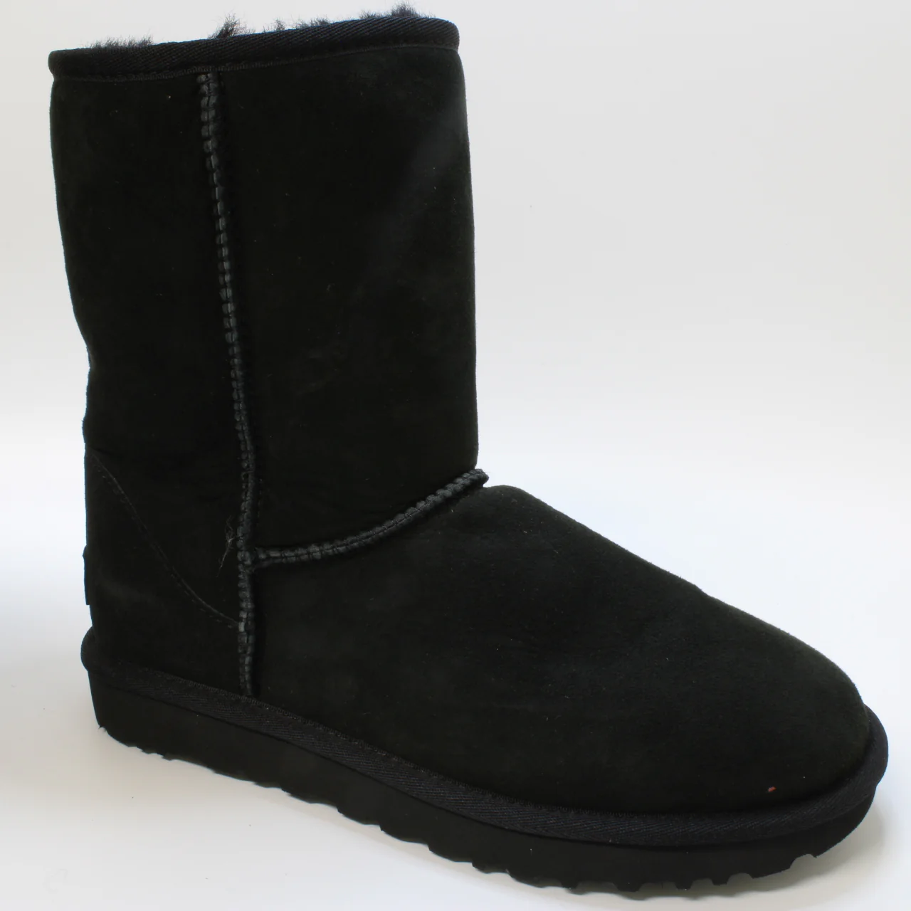 Odd sizes - Womens UGG Classic Short Ii Boot Black Suede Uk Sizes Right 5/Left 4 - Image 4