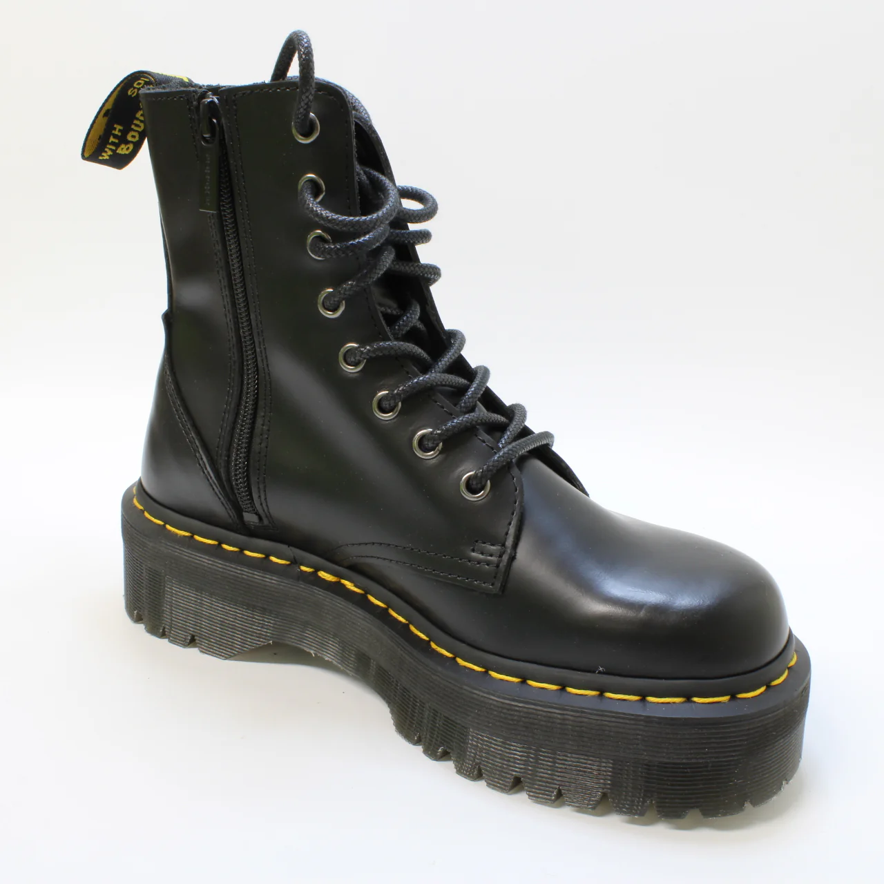 Odd Sizes - Womens Dr. Martens Jadon 8 Eye Boot Black - UK Sizes Right 5/Left 6 - Image 5