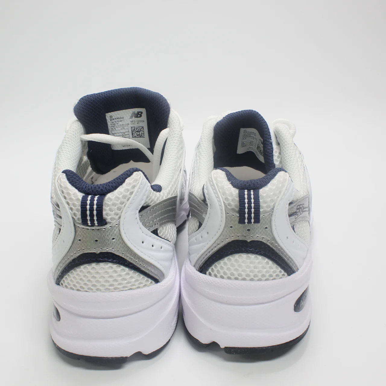 Odd Sizes -  New Balance Mr530 White Blue - UK Sizes Right 4/Left 5 - Image 3