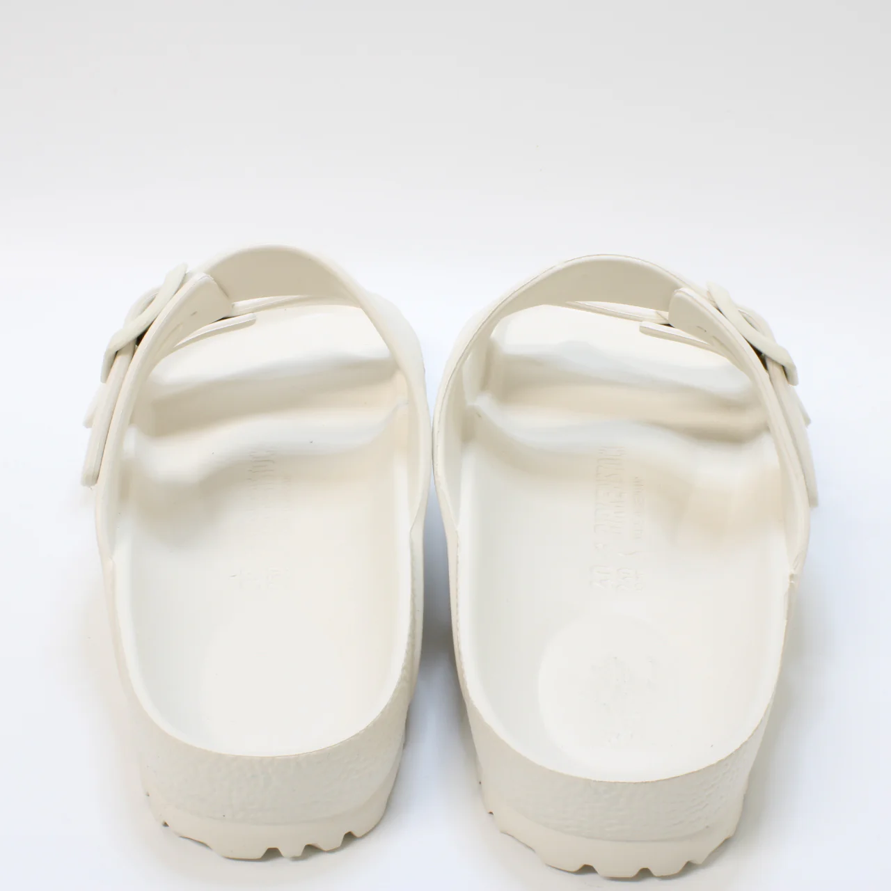 Odd sizes - Womens Birkenstock Arizona Two Strap Eggshell Eva Uk Sizes Right 7 EU 40/Left 5.5 EU 39 - Image 3