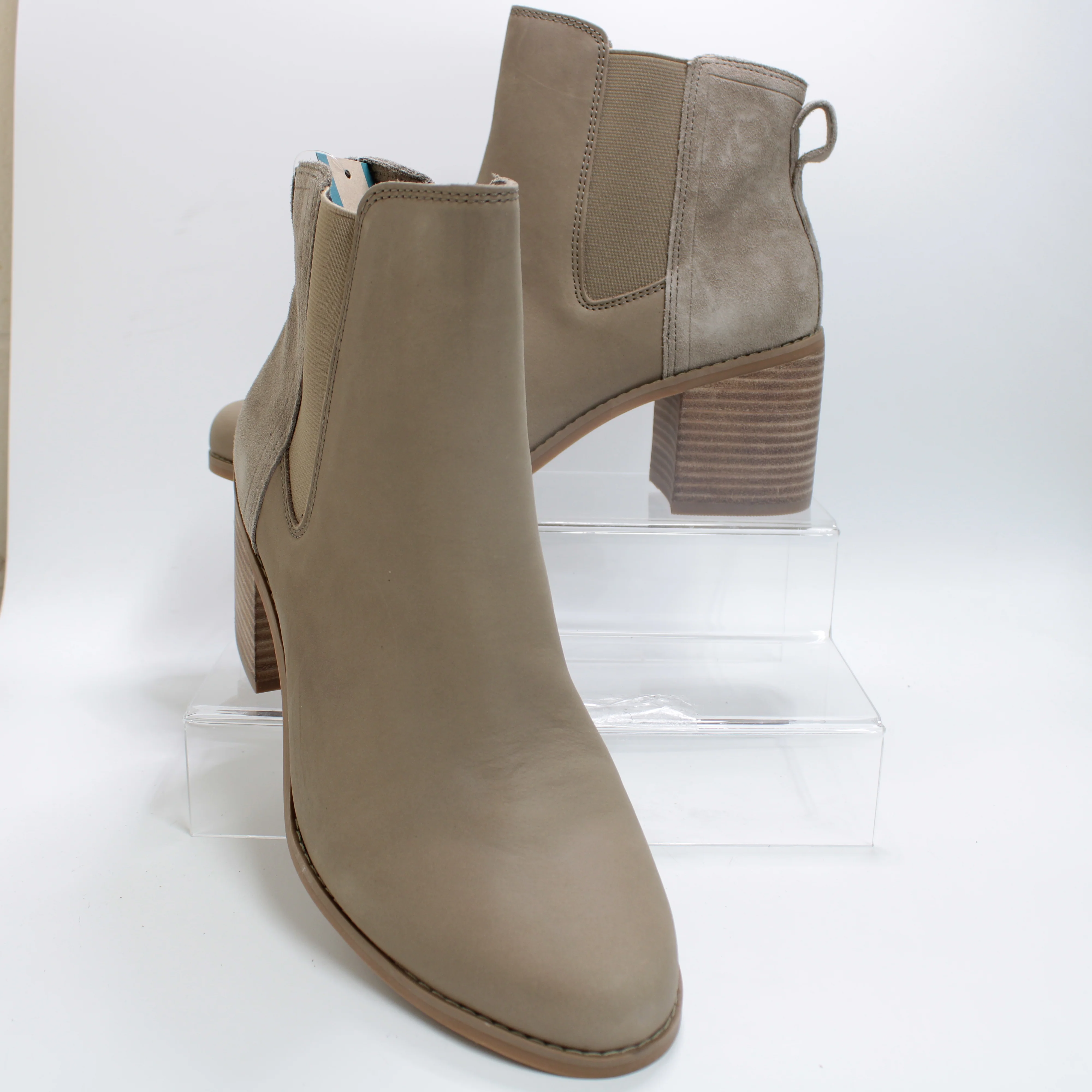 Womens TOMS Evelyn Chelsea Boots Dune - Image 5